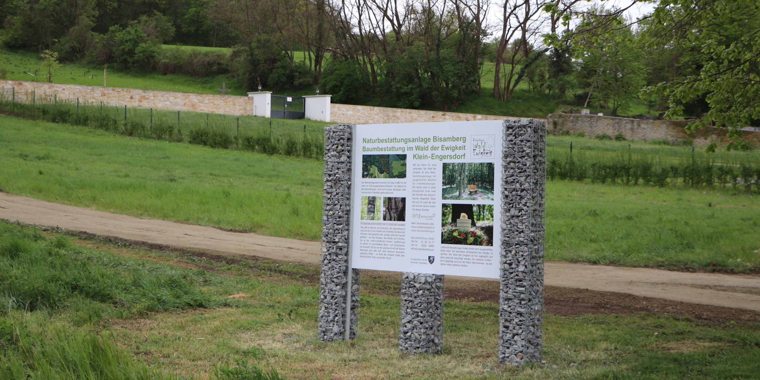 Beisetzungen im Wald der Ewigkeit Bisamberg weiterhin unverändert möglich